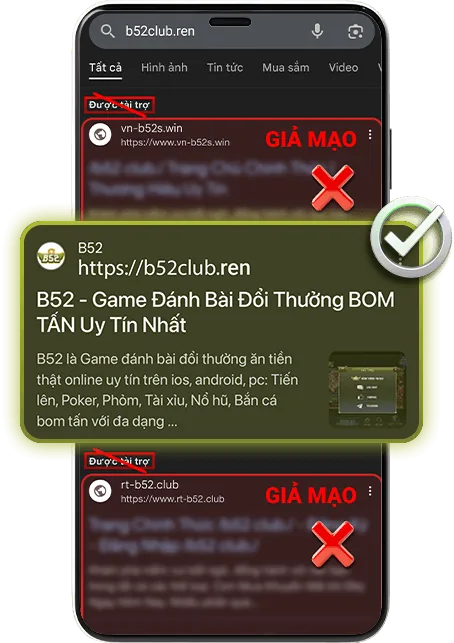 Cảnh báo trang B52CLUB giả mạo — vào đúng link chuẩn B52CLUB VICO